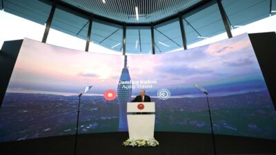 Cumhurbaşkanı Erdoğan, Çamlıca Kulesi’nin açılışını gerçekleştirdi