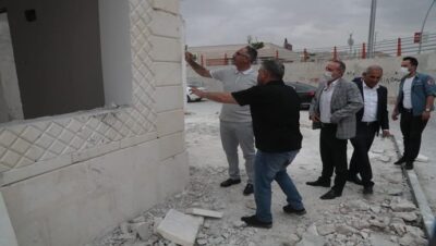 Eyyübiye Belediye Başkanı Mehmet Kuş Çalışmaları Yerinde İnceliyor