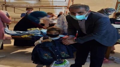 Başkan Şefik Öner ,Şehit Gazi Aileleri çocuklarına giyim yardımında  bulundular