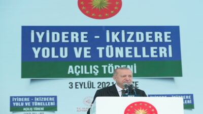 Cumhurbaşkanı Recep Tayyip Erdoğan, Rize İyidere-İkizdere Yolu ve Tünelleri Açılış Töreni’ne katıldı