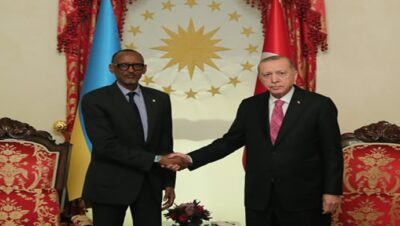 Cumhurbaşkanı Erdoğan, Ruanda Cumhurbaşkanı Kagame ile bir araya geldi