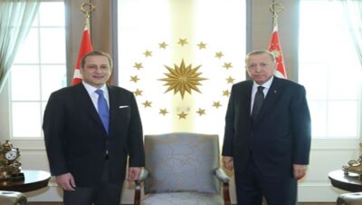 Cumhurbaşkanı Erdoğan, Galatasaray Kulübü Başkanı Elmas’ı kabul etti