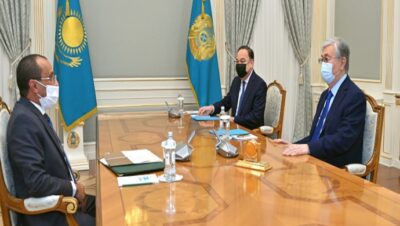 The President receives the UAE Ambassador to Kazakhstan