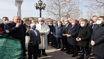 Cumhurbaşkanı Erdoğan, Ahmet Erdoğan’ın cenaze törenine katıldı