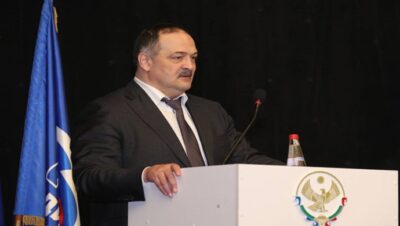 Глава Дагестана Сергей Меликов переизбран секретарем регионального отделения «Единой России»