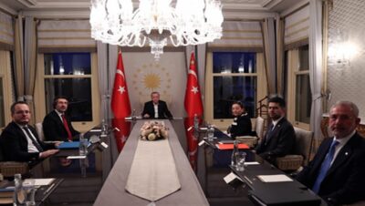 Türkiye Varlık Fonu A.Ş. Yönetim Kurulu, Cumhurbaşkanı Erdoğan başkanlığında toplandı