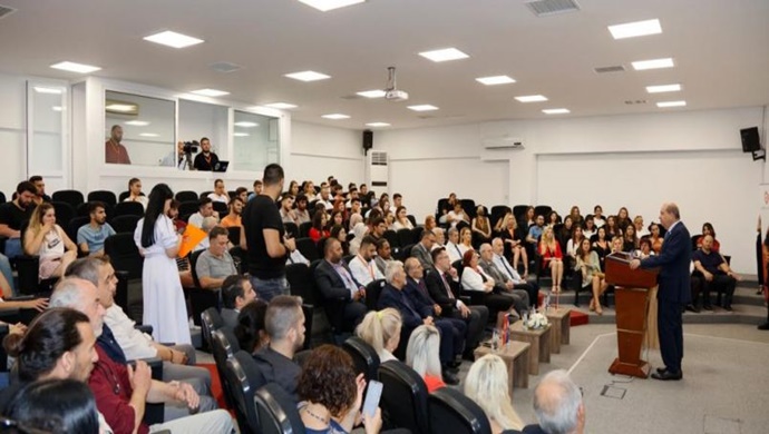 Cumhurbaşkanı Ersin Tatar, Kıbrıs İlim Üniversitesi’nde verdiği “Kıbrıs’ın Dünü ve Bugünü” konulu konferansta vurguladı: