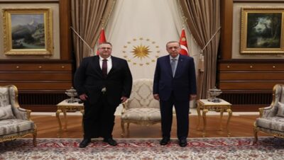 President Erdoğan receives Russian Deputy PM Overchuk