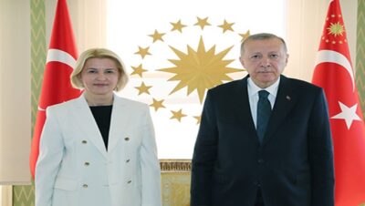 Cumhurbaşkanı Erdoğan, Gagavuz Özerk Yeri Başkanı Vlah’ı kabul etti