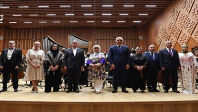 Emine Erdoğan, Filistin Gençlik Orkestrası ve CSO sanatçılarının “Barış Konseri”ni izledi