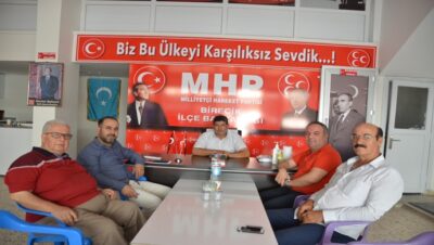 Mehmet Tevfik Gülsoy `dan MHP Birecik İlçe Başkanı Ömer Güneş `e ziyaret