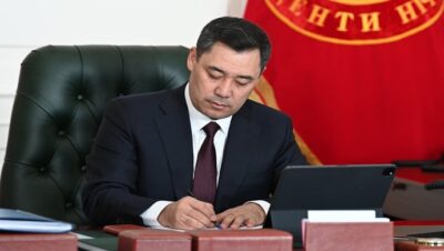 Подписан Указ «О создании комплексной системы внедрения цифровых зеленых транзитных коридоров через территорию Кыргызской Республики в третьи страны»