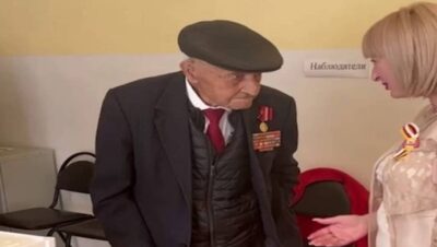 В Северной Осетии проголосовал 99-летний ветеран Великой Отечественной войны