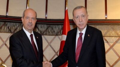 Cumhurbaşkanı Ersin Tatar, Türkiye Cumhuriyeti Cumhurbaşkanı Recep Tayyip Erdoğan ile bir araya geldi