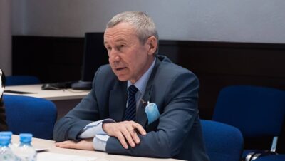 Андрей Климов провёл встречу с зампредседателя партии «Ени Азербайджан» Тахиром Будаговым