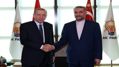 Le Président Erdoğan reçoit le Ministre iranien des Affaires étrangères Amir-Abdollahian