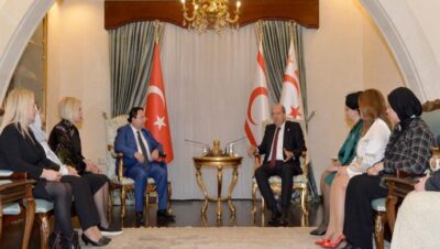 Cumhurbaşkanı Ersin Tatar, Türkiye-Kıbrıs İş Birliği Cemiyeti heyetini kabul etti: