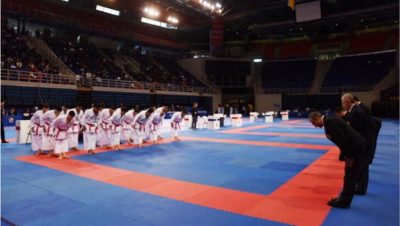Greek karatekas dominate day 1 of #Karate1Athens