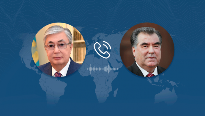 Состоялся телефонный разговор Касым-Жомарта Токаева с Президентом Таджикистана Эмомали Рахмоном