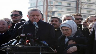 Cumhurbaşkanı Erdoğan, Diyarbakır’da deprem bölgesinde incelemelerde bulundu
