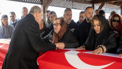 Cumhurbaşkanı Ersin Tatar, Mülkiye Dağlı, Nazife Dağlı, Abide Dağlı, Hasan Bilgen, Mehmet Arif Altak, Aykan Ekiz, Nehir Çevik ve Özgür İçme’nin cenaze törenine katıldı.