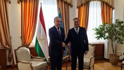 Встреча министров иностранных дел Таджикистана и Казахстана