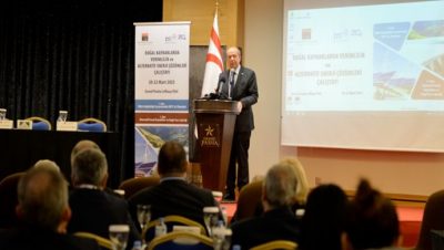 Cumhurbaşkanı Ersin Tatar, Doğal Kaynaklarda Verimlilik ve Alternatif Enerji Çözümleri Çalıştayı’na katıldı: