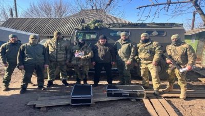 «Единая Россия» передала спецоборудование подразделениям Росгвардии в зоне СВО в ЛНР