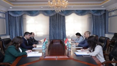 Meeting with the Ambassador of China in Tajikistan