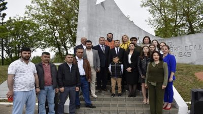 Торжественная церемония открытия мемориальной плиты с именами бойцов-таджиков, погибших при освобождении Витебска