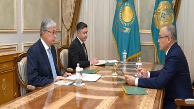Cumhurbaşkanı Kassym-Jomart Tokayev, Merkez Bankası Başkanı Galymzhan Pirmatov’u kabul etti