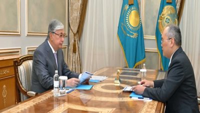 Devlet Başkanı, Mali İzleme Ajansı Başkanı Zhanat Elimanov’u kabul etti