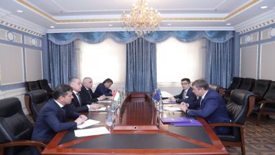 Meeting with the Head of the Delegation of the European Union to Tajikistan