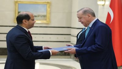 Mısır büyükelçisinden güven mektubu
