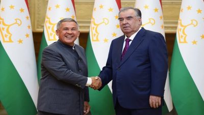 Tataristan Cumhuriyeti Lideri Rustam Minnikhanov ile görüşme