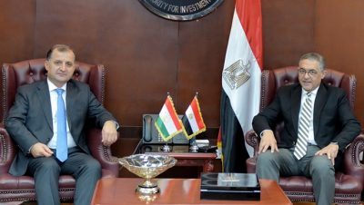 Meeting of the Ambassador with the President of the GAFI in Egypt