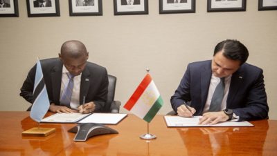 Establishment of diplomatic relations between the Republic of Tajikistan and the Republic of Botswana