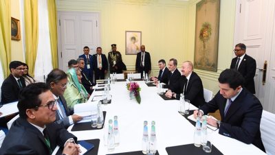 İlham Aliyev Bangladeş Başbakanı ile görüştü