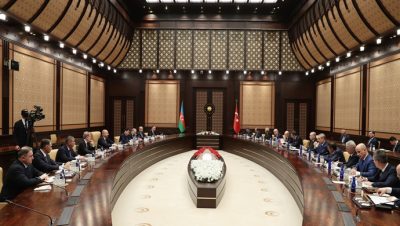 İlham Aliyev ve Türkiye Cumhurbaşkanı Recep Tayyip Erdoğan geniş kapsamlı bir görüşme gerçekleştirdi