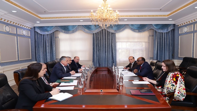 Tacikistan Cumhuriyeti Dışişleri Bakanı’nın İslam İşbirliği Teşkilatı Genel Sekreter Yardımcısı ile görüşmesi