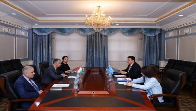 Tacikistan’da UNFAO Temsilcisi ile Toplantı