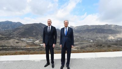 Azerbaycan ve Kazakistan cumhurbaşkanları Şuşa’yı ziyaret etti