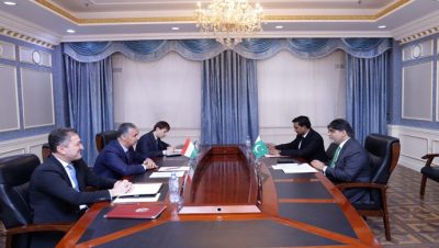 Tacikistan Cumhuriyeti Dışişleri Bakan Yardımcısının Pakistan İslam Cumhuriyeti Büyükelçisi ile Görüşmesi