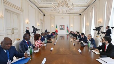 Azerbaycan ve Kongo Cumhurbaşkanları toplantısı geniş bir katılımla gerçekleştirildi
