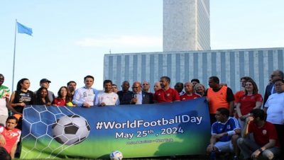 First celebration of the World Football Day at the UN